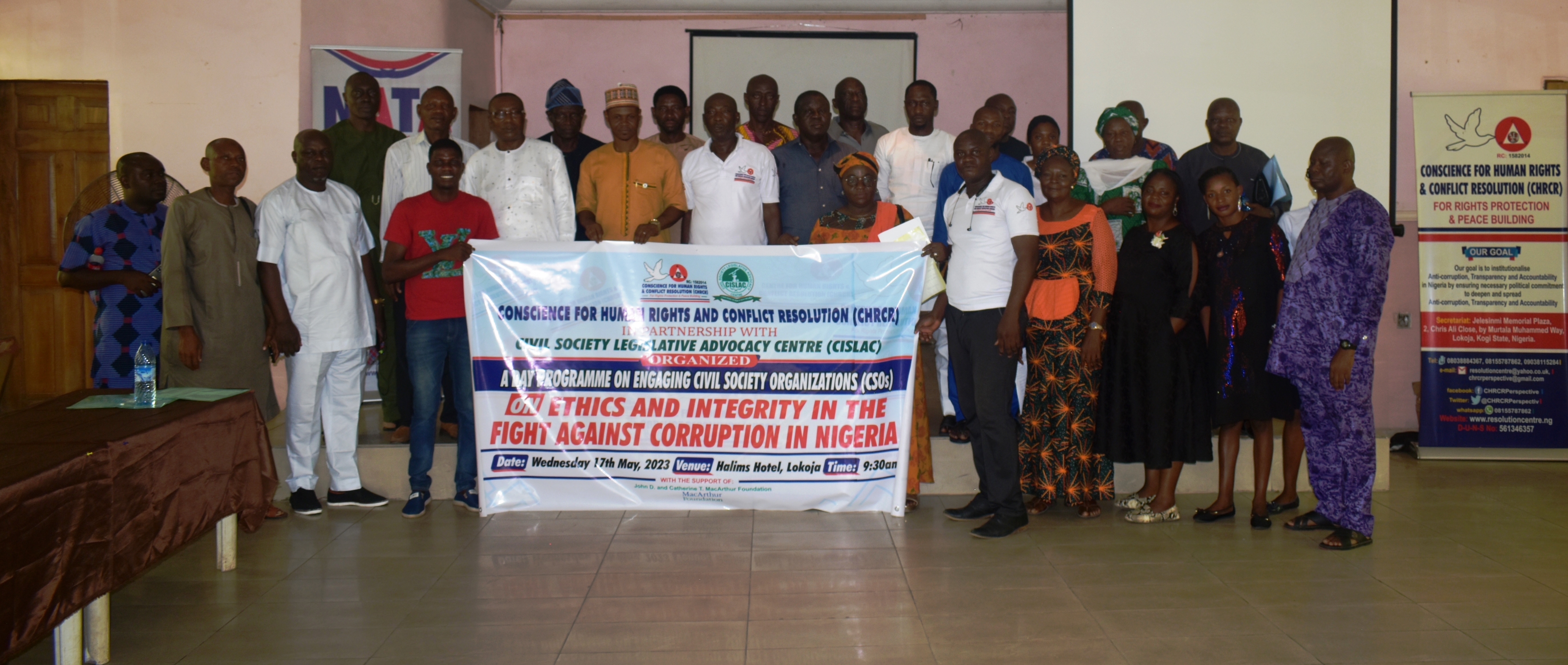 One Day Program for Civil Society Organizations (CSOs) on Ethics and Integrity in the Fight Against Corruption in Nigeria